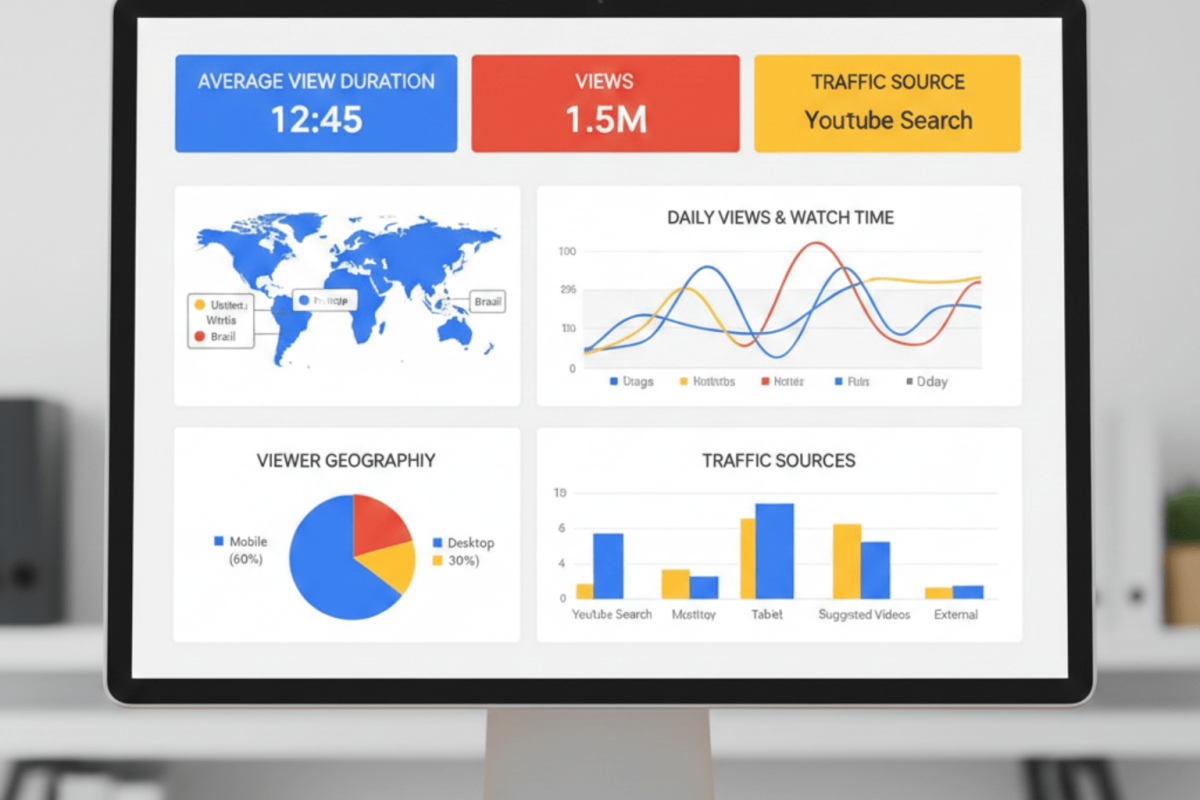 Cách Tối Ưu Hóa Kênh YouTube Dựa Trên Dữ Liệu Từ Google Analytics