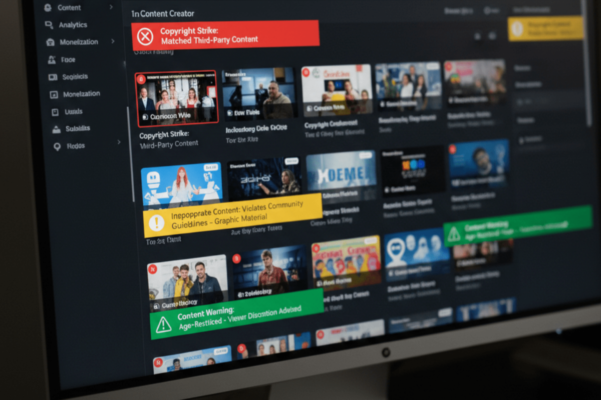 Nguyên Nhân Dẫn Đến Vi Phạm Chính Sách Trên CMS YouTube