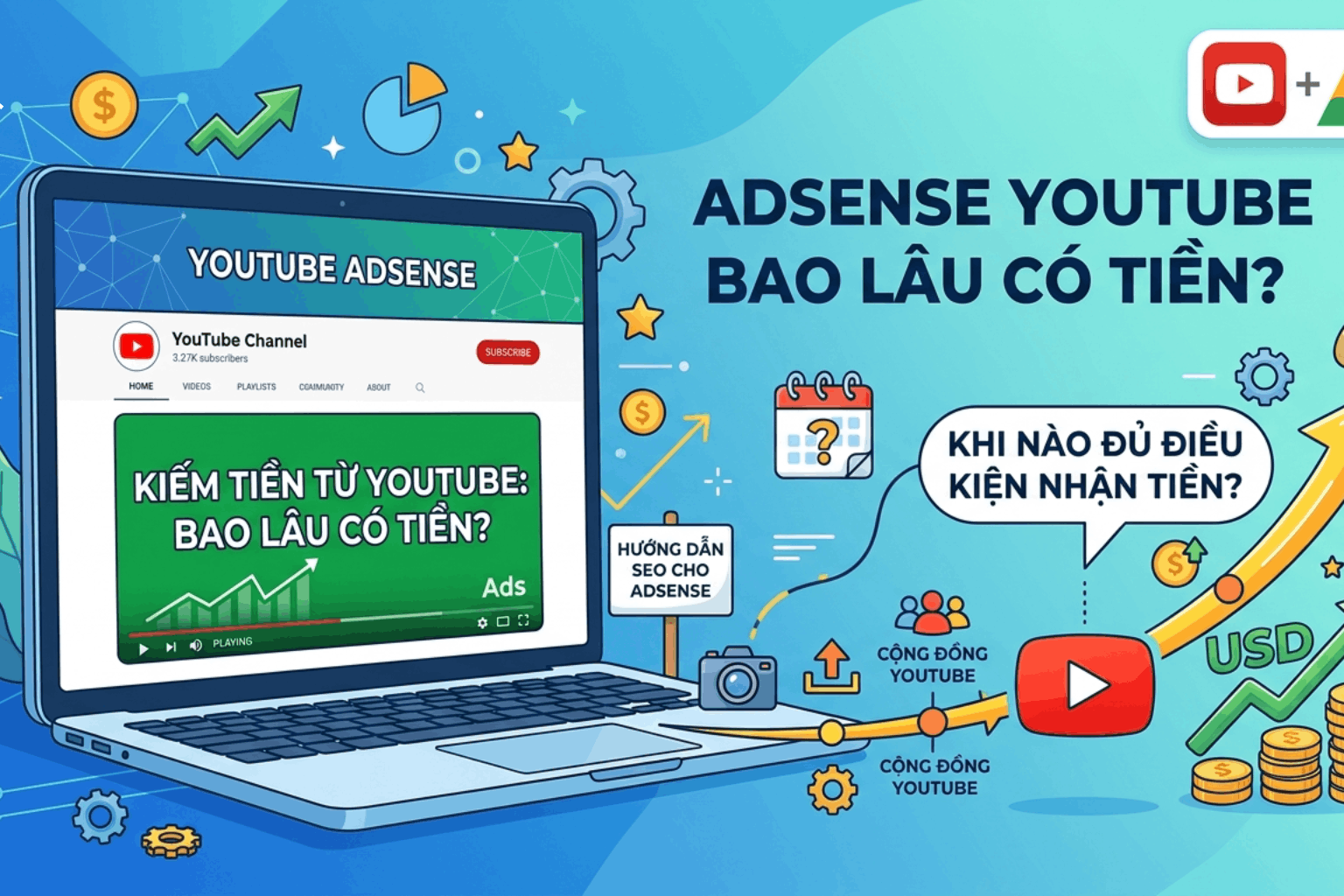 Adsense Youtube Bao Lâu Có Tiền? Sự Thật Về Thời Gian Nhận Tiền Khiến Nhiều Người Bất Ngờ