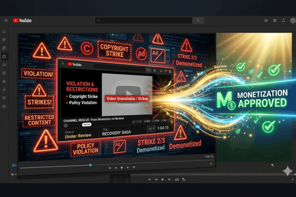 Dịch Vụ Mở Lại Kiếm Tiền Youtube Là Gì?