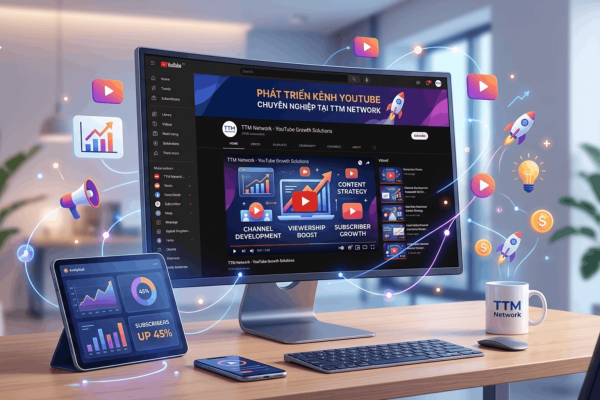 Lợi Ích Khi Sử Dụng Dịch Vụ Phát Triển Kênh Youtube Tại TTM Network