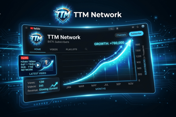 Quy Trình Dịch Vụ Tăng Sub Youtube Tại TTM Network