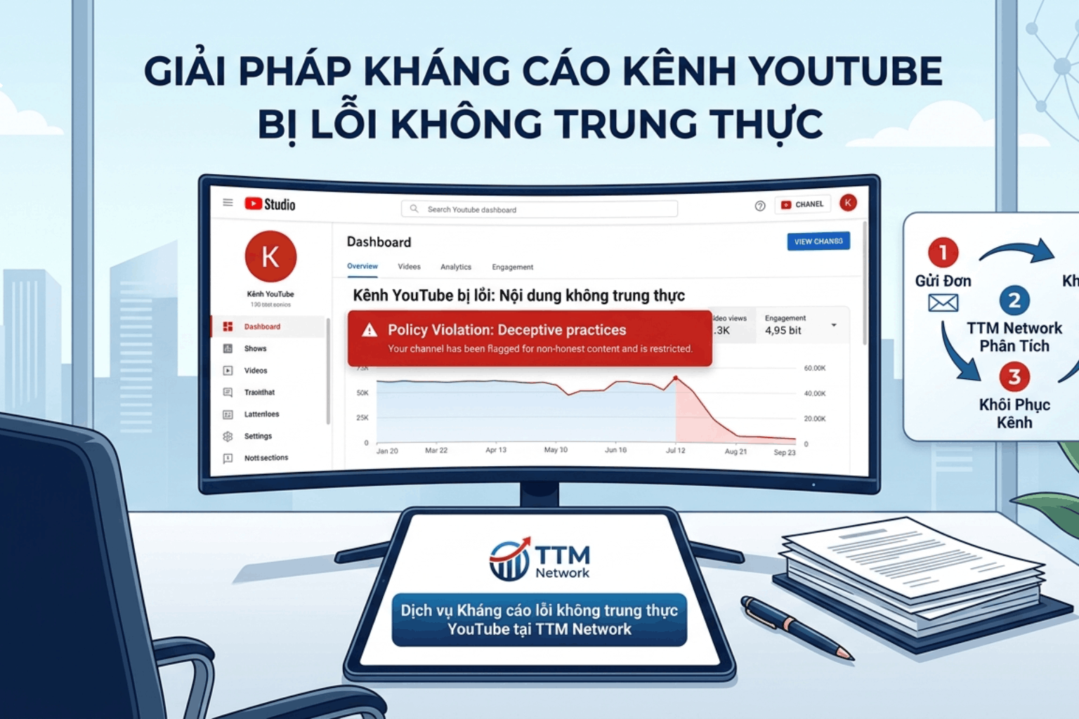 Kháng Cáo Lỗi Không Trung Thực Youtube: Cách Nhận Diện Đúng, Xử Lý Đúng Và Tránh Mất Kênh