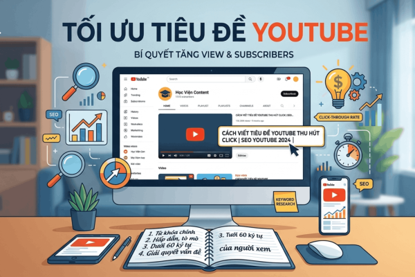 Sai Lầm Khi Tối Ưu Tiêu Đề Youtube Khiến Video Khó Tăng Trưởng