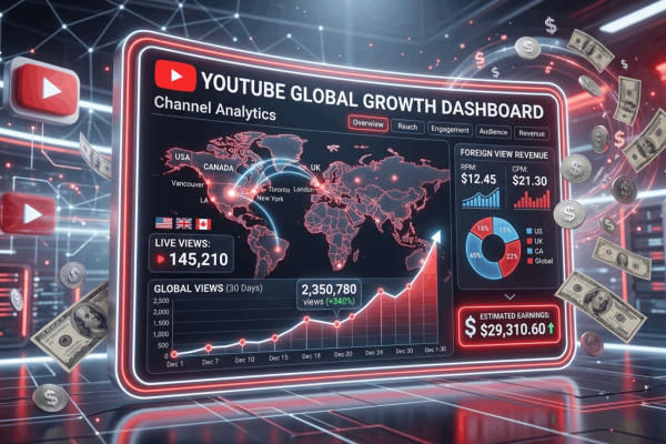 Kiếm Tiền Youtube View Ngoại Là Gì?
