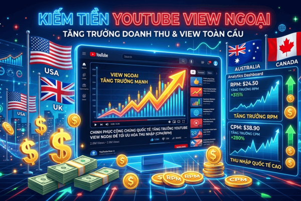 Cách Xây Kênh Kiếm Tiền Youtube View Ngoại Từ Con Số 0